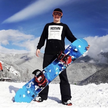 snowboard varicoza
