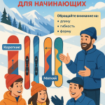 Выбираем горные лыжи и сноуборды для новичков