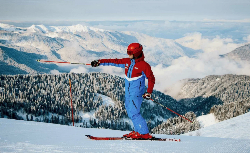 Инструктор Красная Поляна. Обучение катанию на лыжах сноуборде
