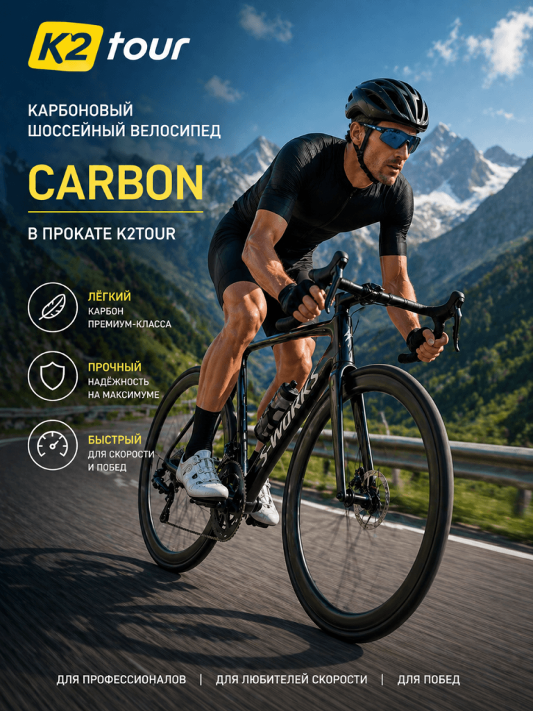 Прокат карбоновые шоссейных велосипедов в Сочи, Адлер, Сириус для соревнования на триатлон